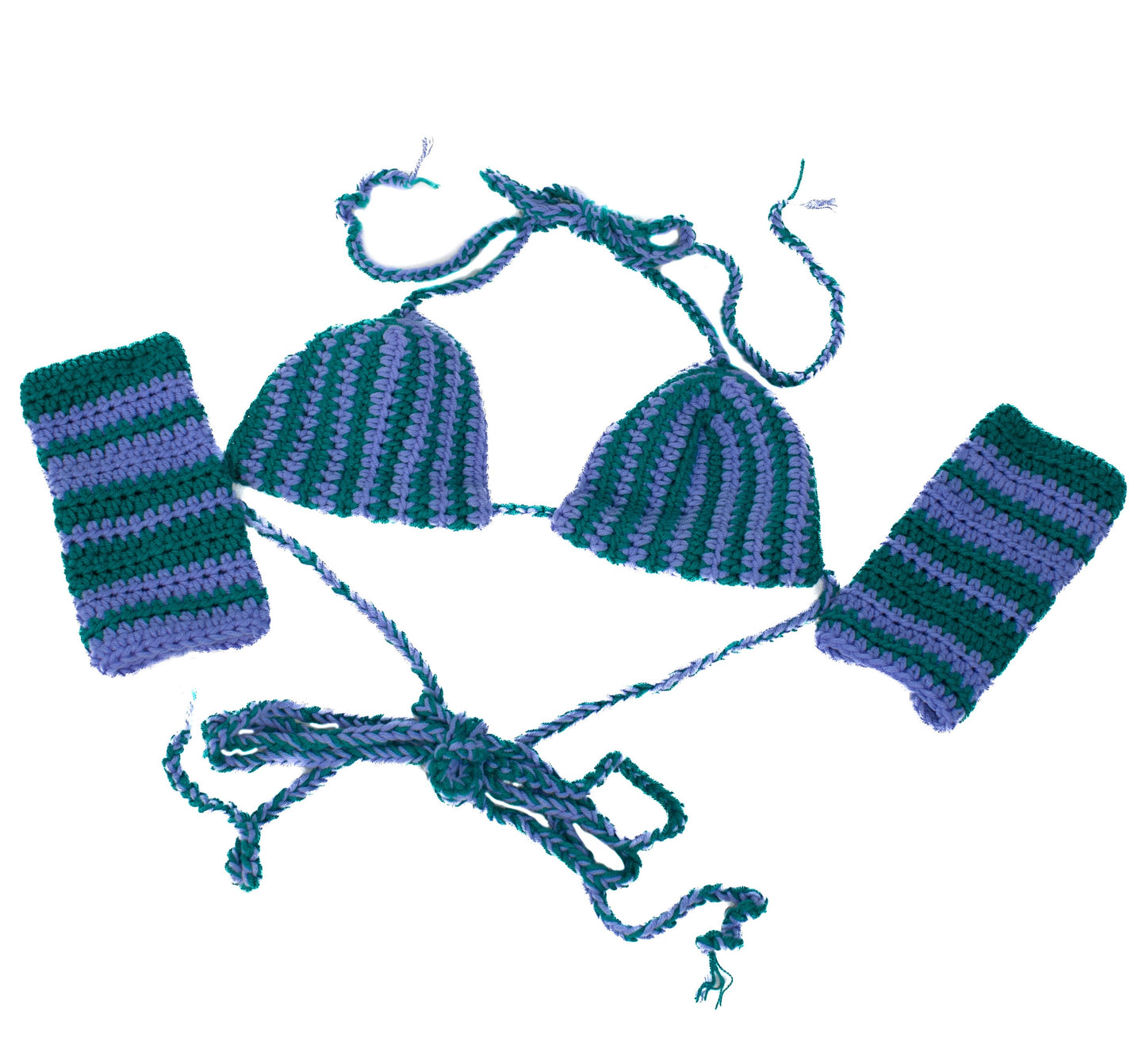 Bikini Top and Wrist Bands
