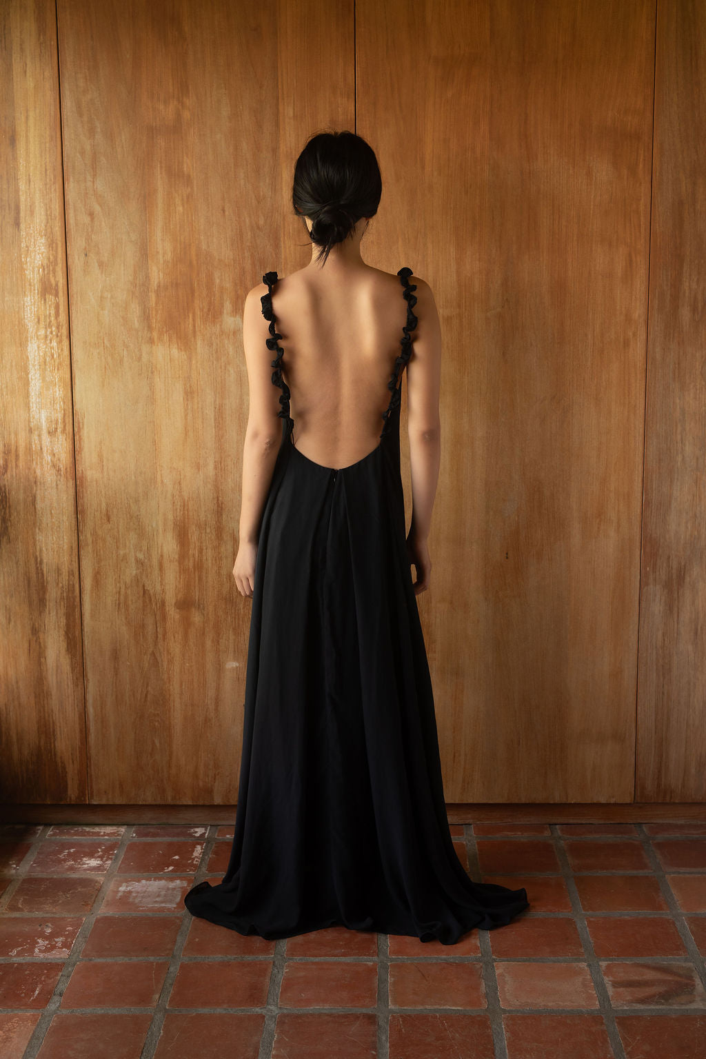 Uma Ruffled Maxi Dress
