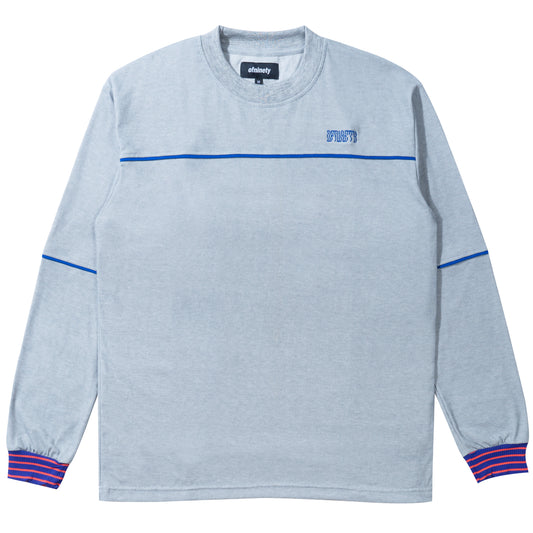 Grey Paneled Long Sleeve T-shirt