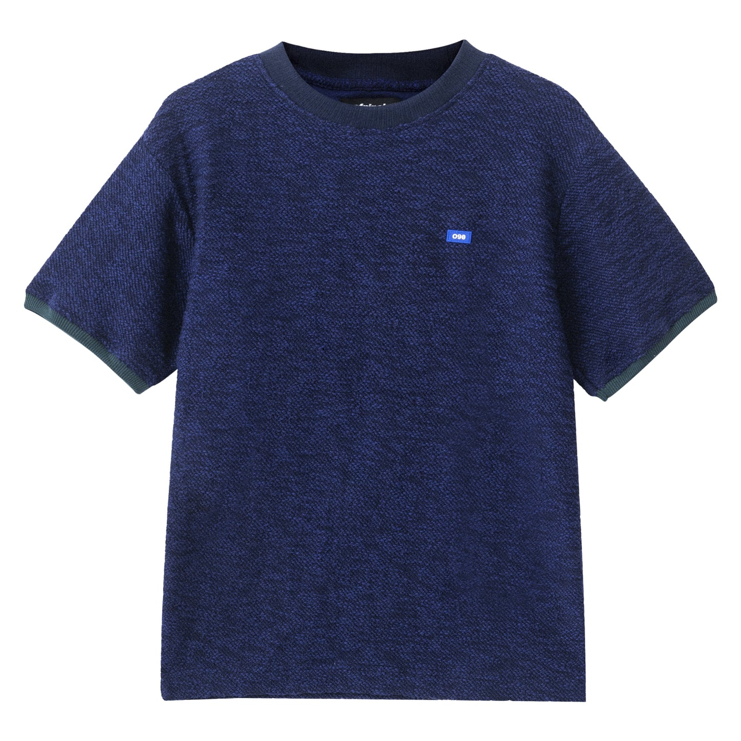 Navy Reversed Terry Oversized T-shirt