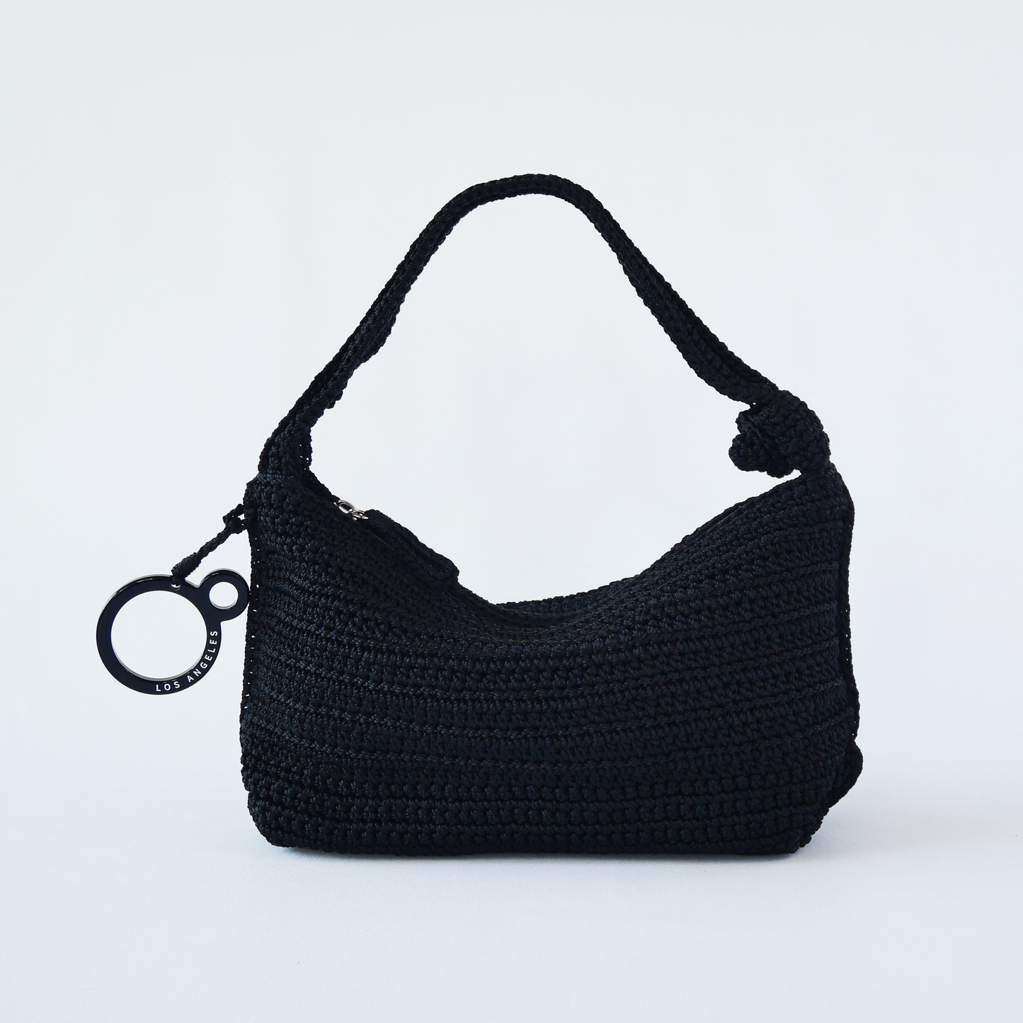 Mini Crochet Hobo - Black