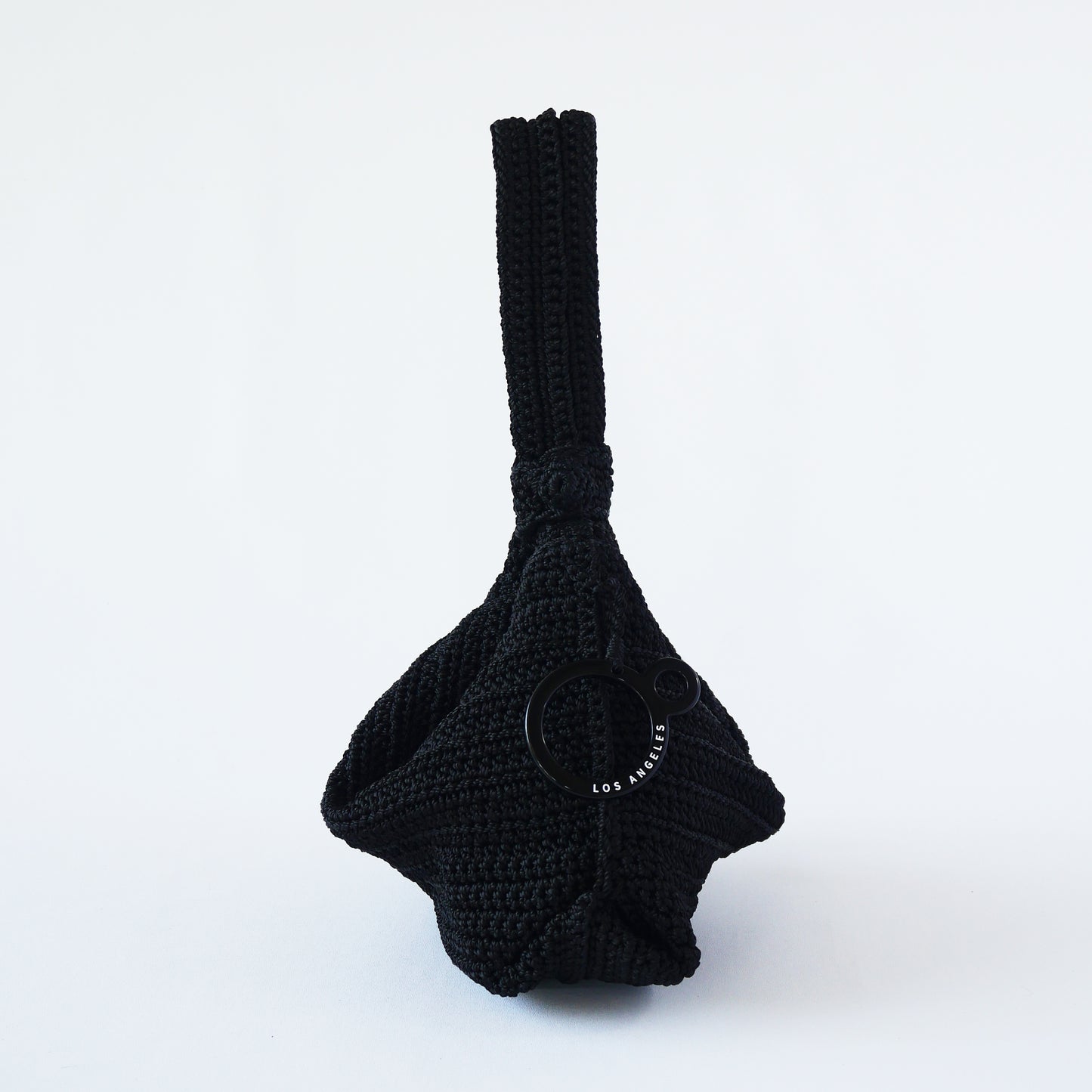 Mini Crochet Hobo - Black