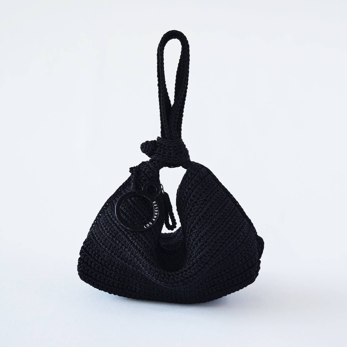 Mini Crochet Hobo - Black