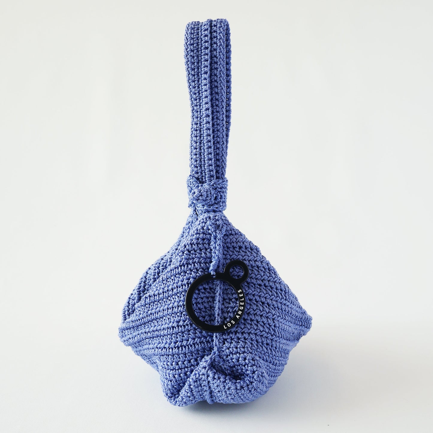 Mini Crochet Hobo - Periwinkle