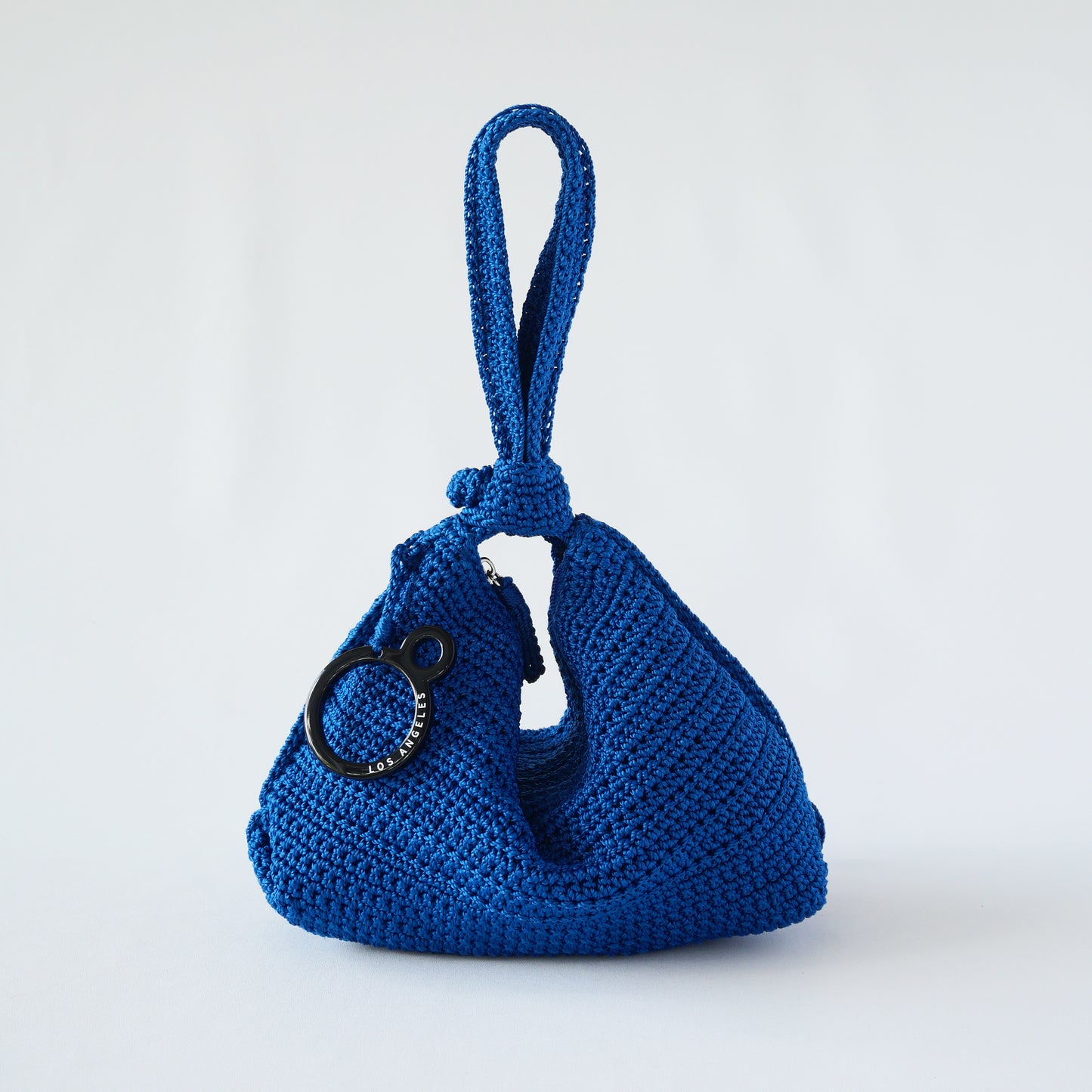 Mini Crochet Hobo - Periwinkle