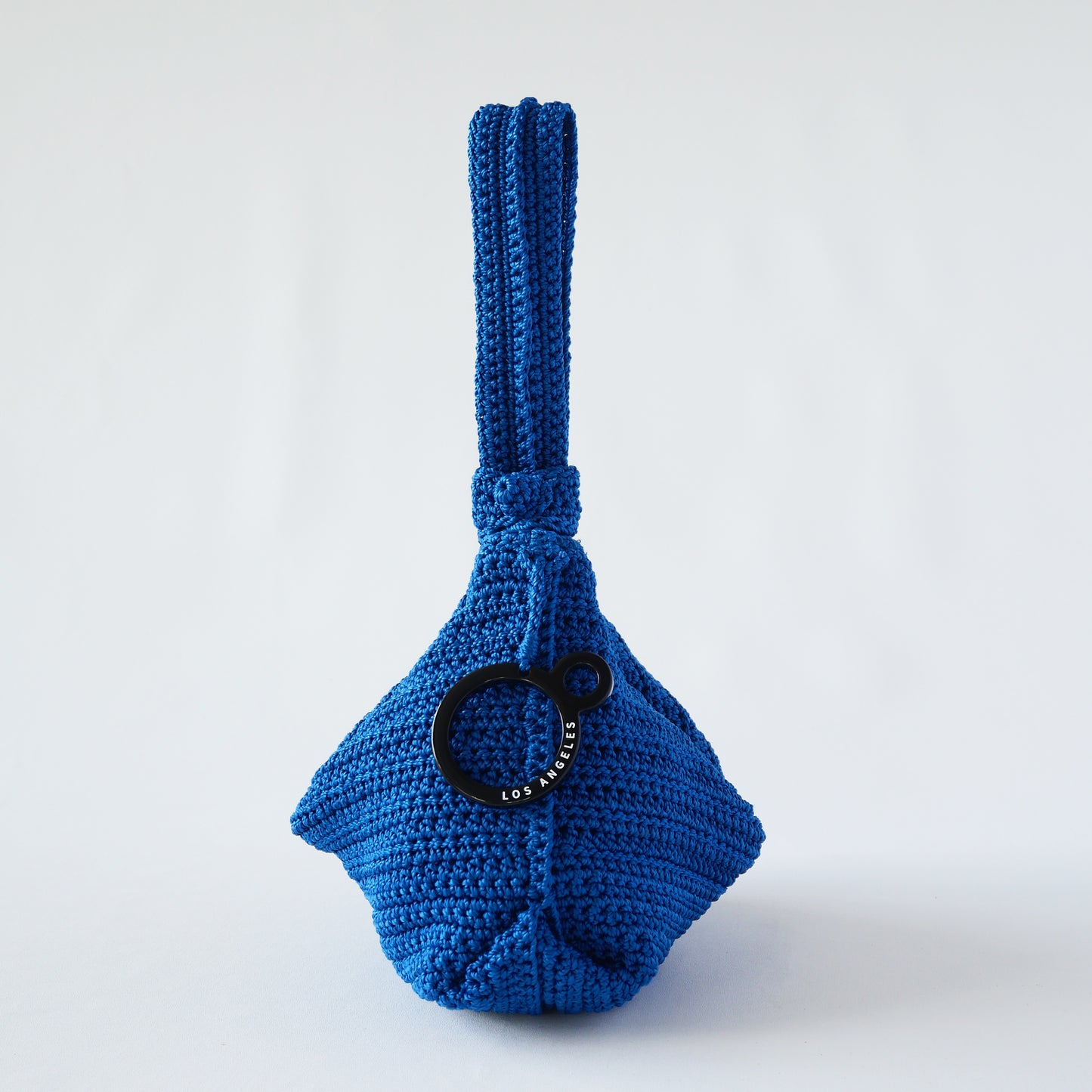 Mini Crochet Hobo - Blue