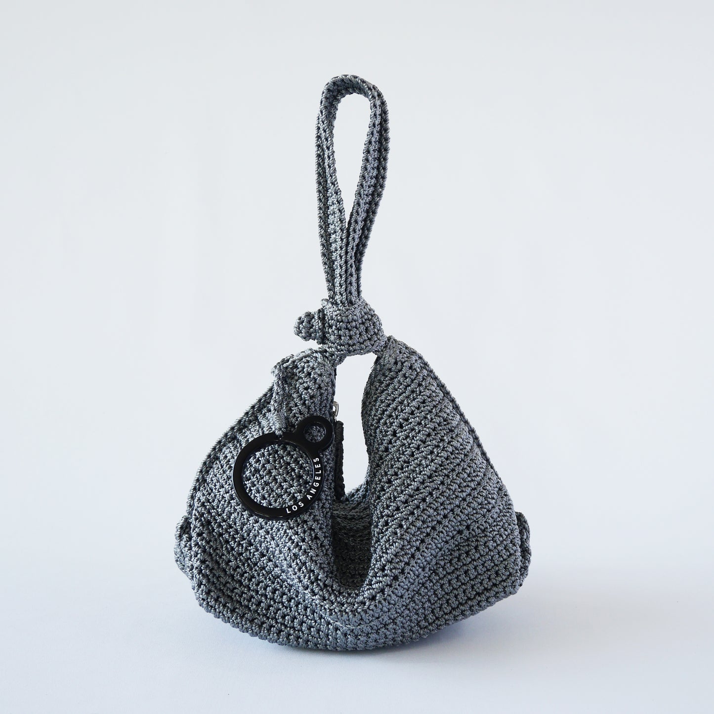 Mini Crochet Hobo - Periwinkle