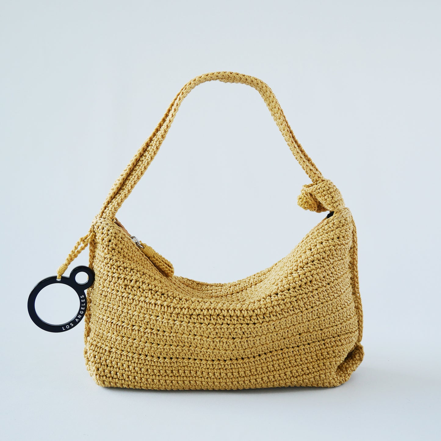Mini Crochet Hobo - Periwinkle