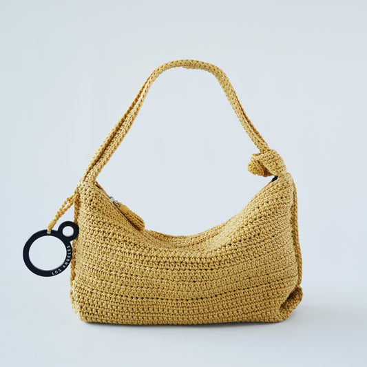 Mini Crochet Hobo - Butternut