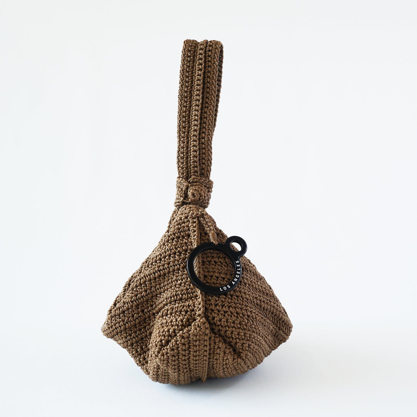 Mini Crochet Hobo - Taupe
