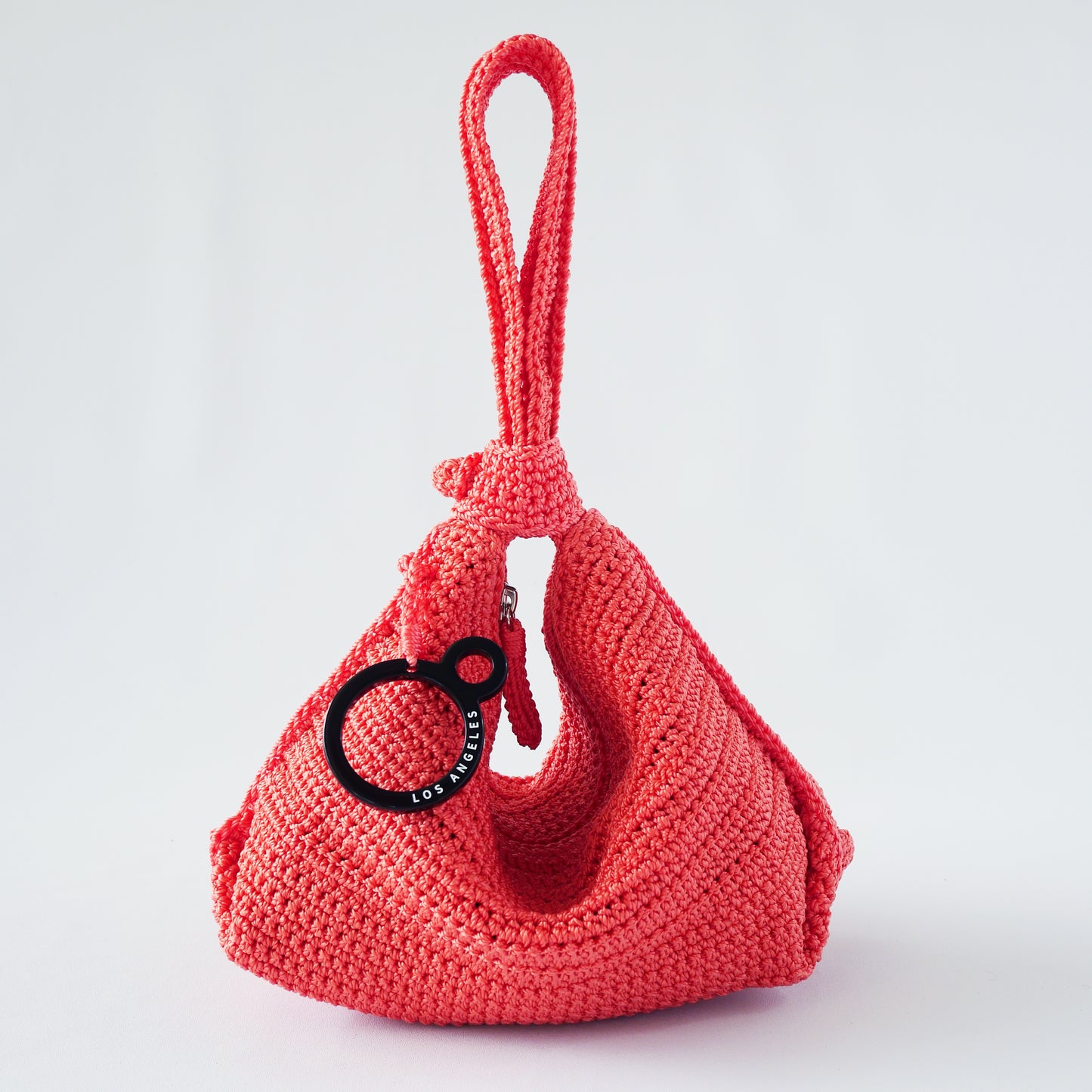 Mini Crochet Hobo - Tangerine