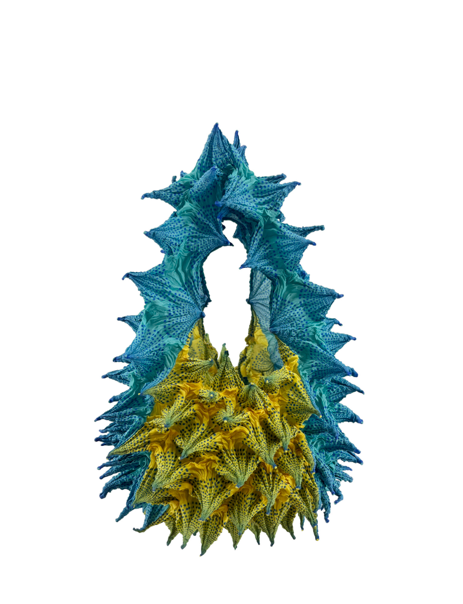 Aurelie Blue Macaw Midi