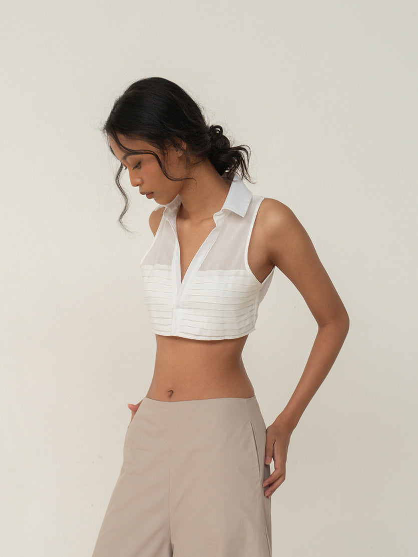 Emma Cropped Sleeveless Top