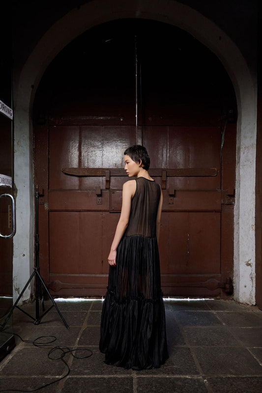 Reina Sheer Maxi Dress