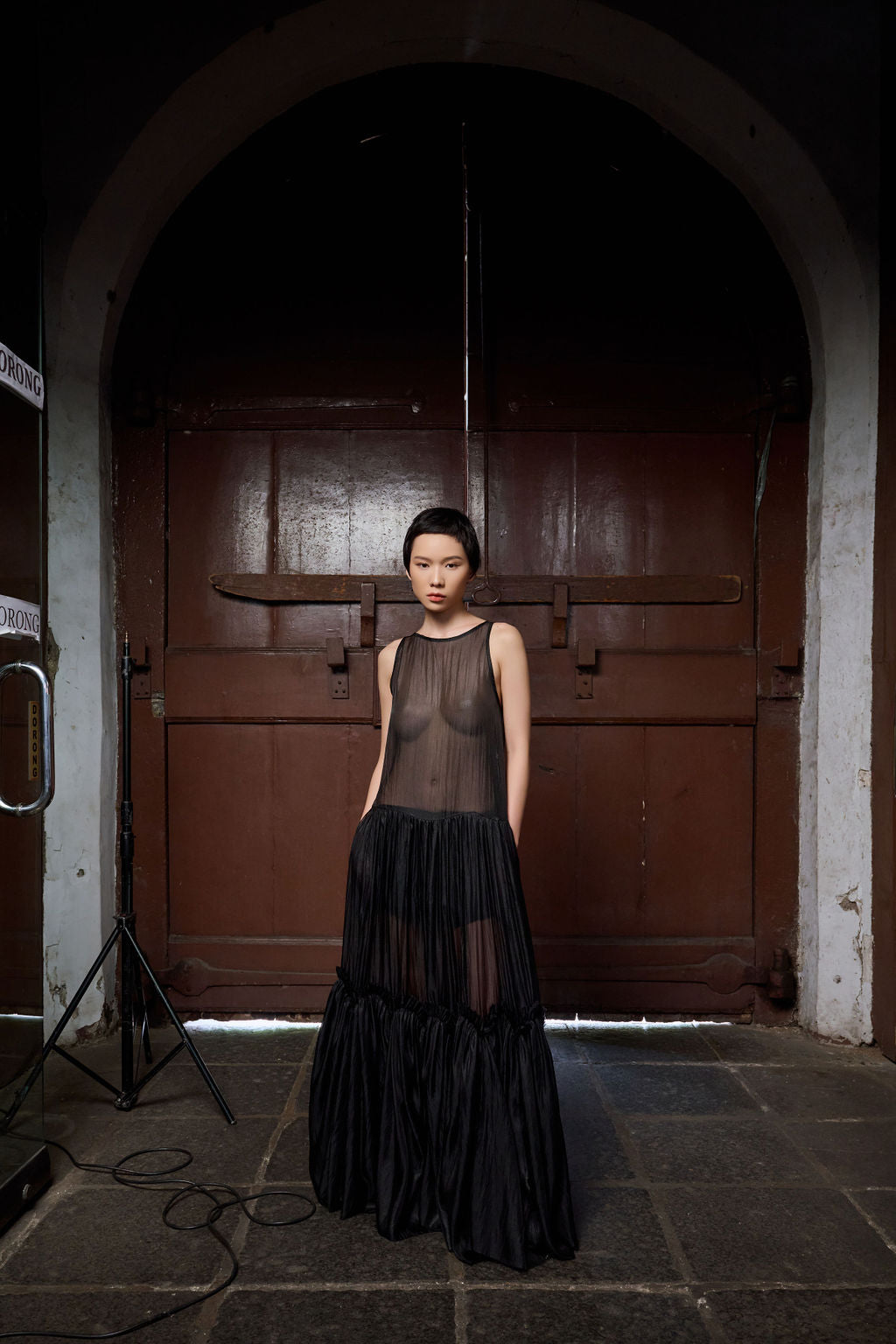 Reina Sheer Maxi Dress
