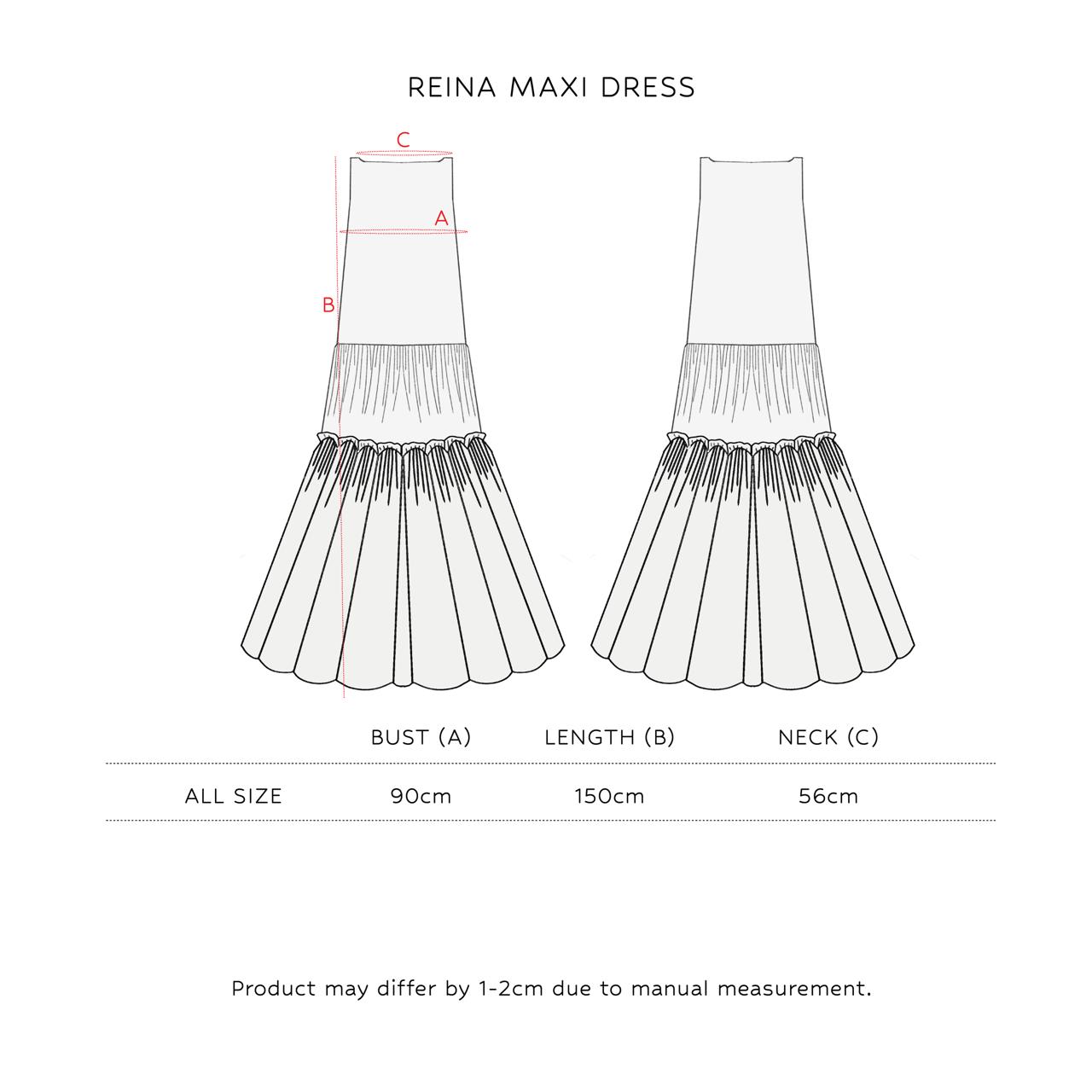 Reina Sheer Maxi Dress