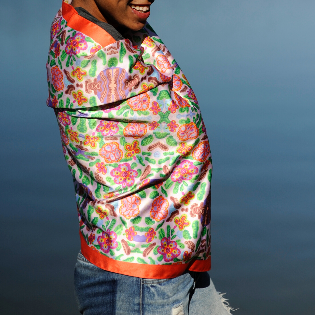 MIWA Whimsical Patterned Scarfs