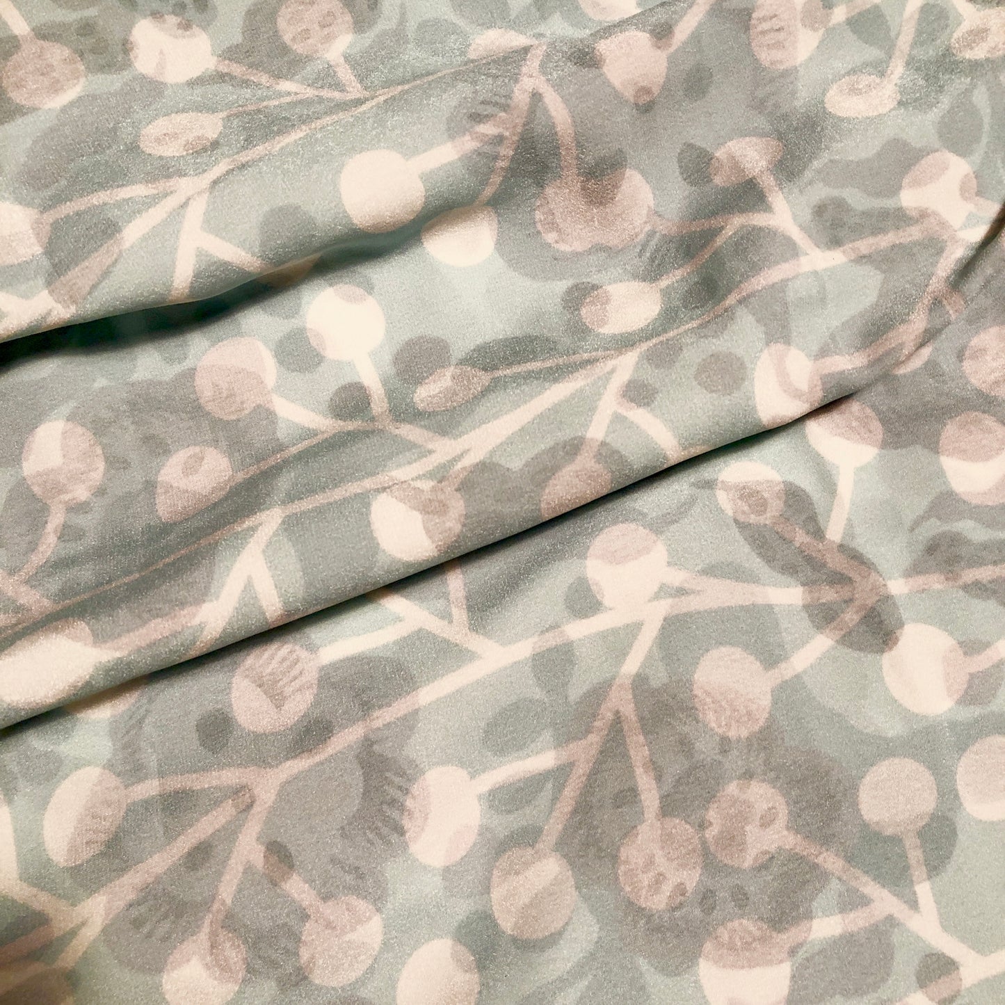 MIWA Print Silk Scarf