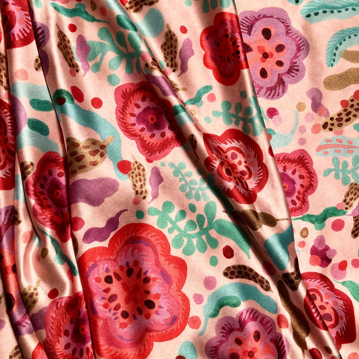 MIWA Print Silk Scarf