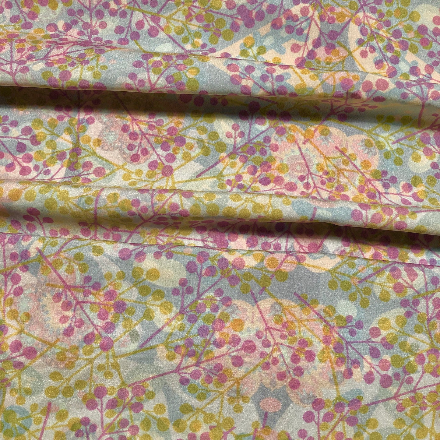 MIWA Print Silk Scarf