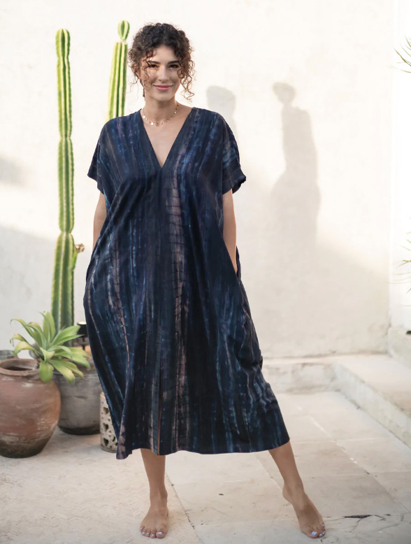Tie Dye Kaftan (long)