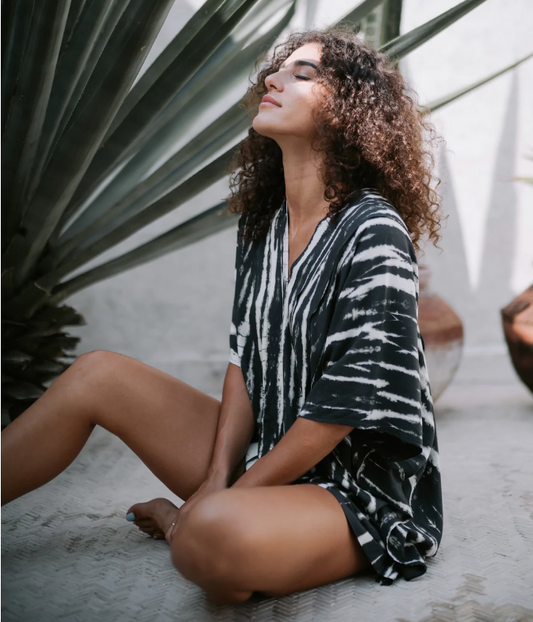 Tie Dye Kaftan (short)