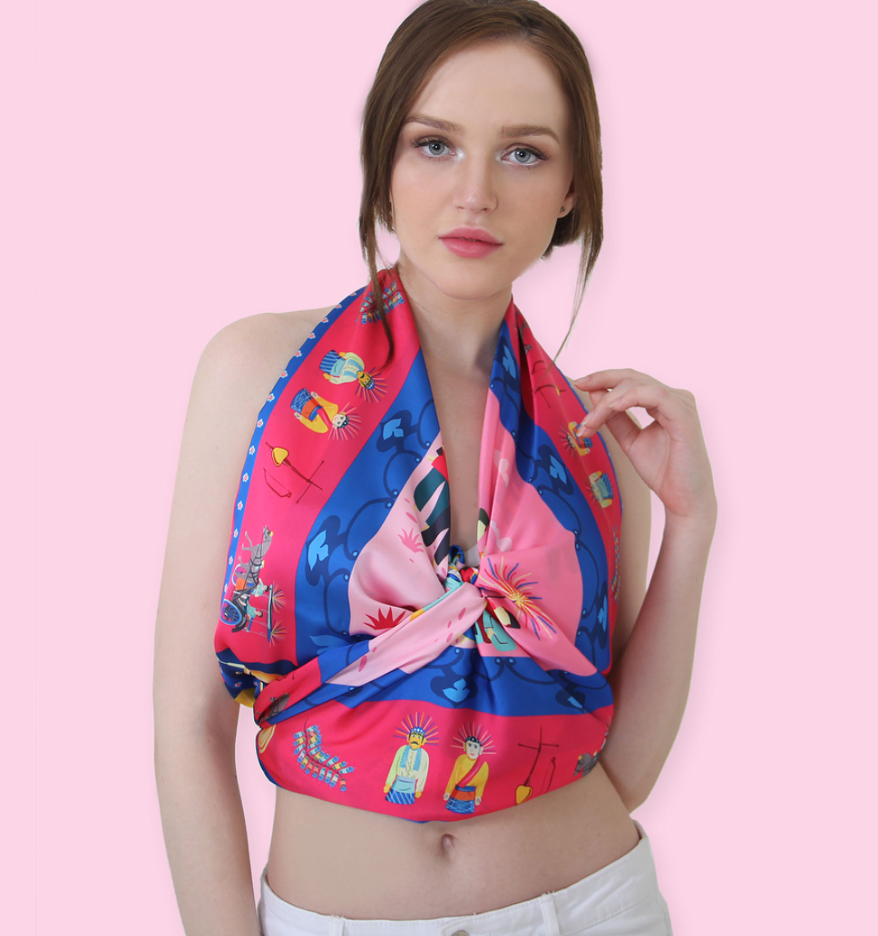 Palang Pintu Square Scarf