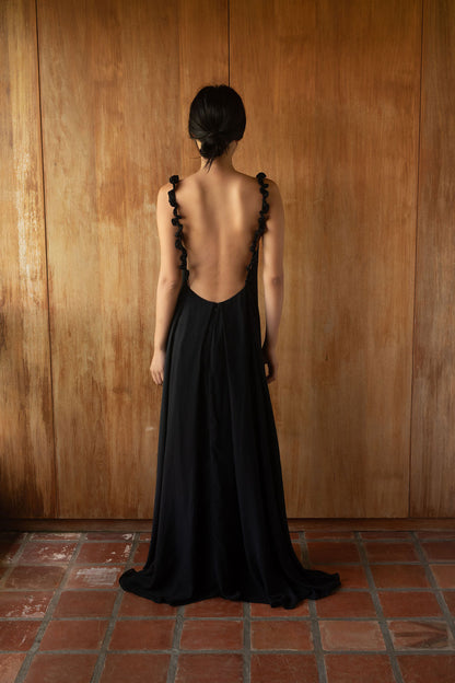 Uma Ruffled Maxi Dress