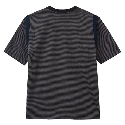 Black Striped Jacquard T-shirt