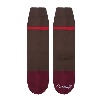 Brown-red Socks