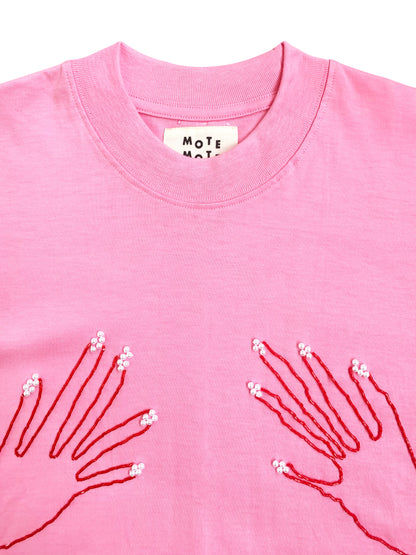 Hands T-Shirt Pink