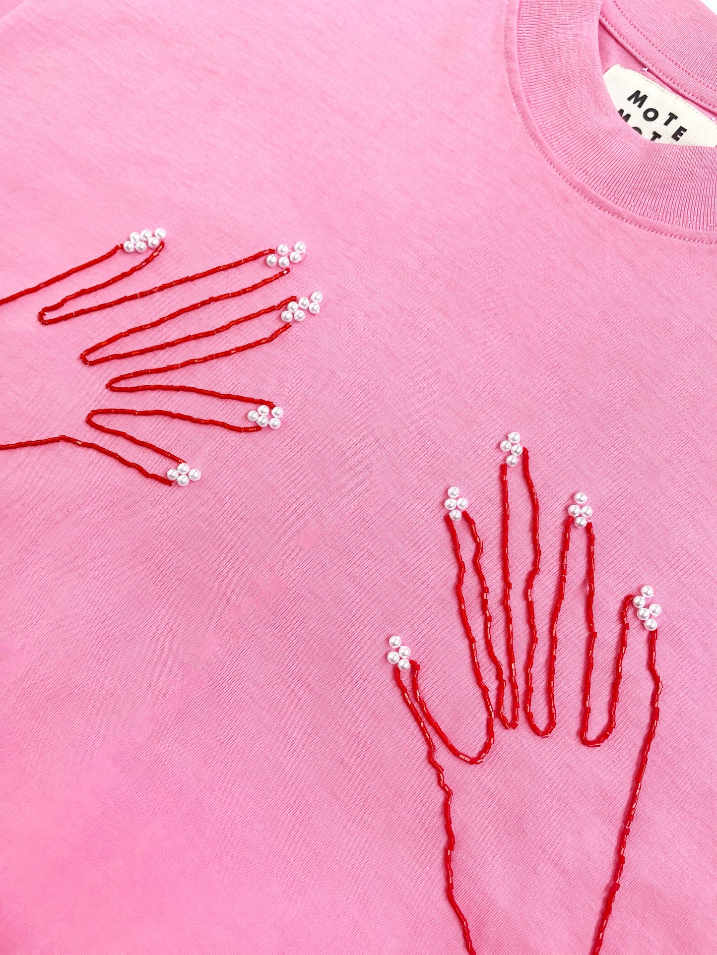 Hands T-Shirt Pink