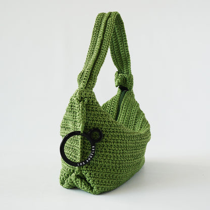 Mini Crochet Hobo - Pistachio