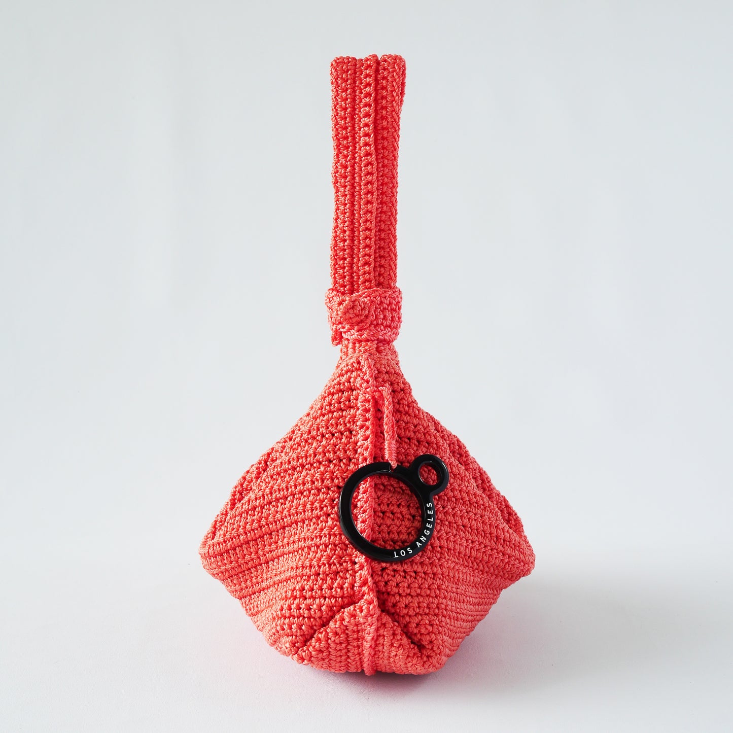 Mini Crochet Hobo - Tangerine