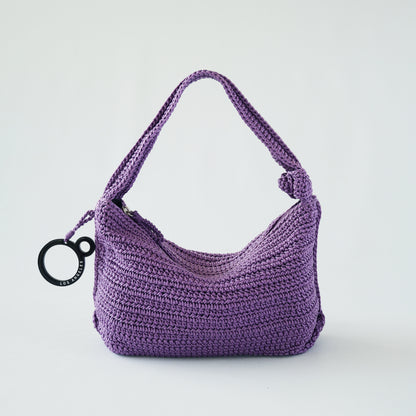 Mini Crochet Hobo - Lilac