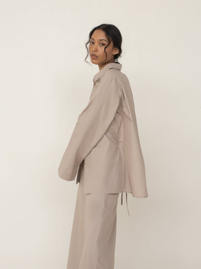 Sara Oversized Backless Top