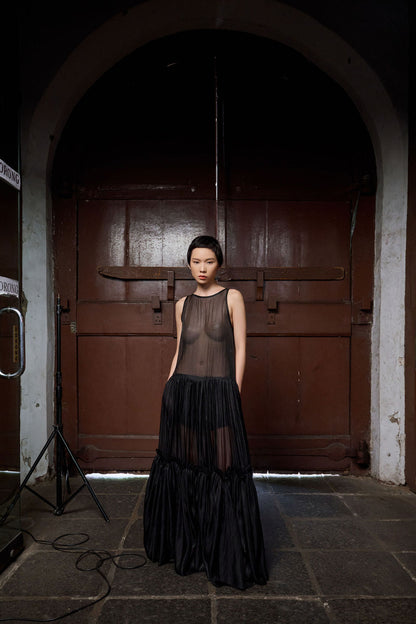Reina Sheer Maxi Dress