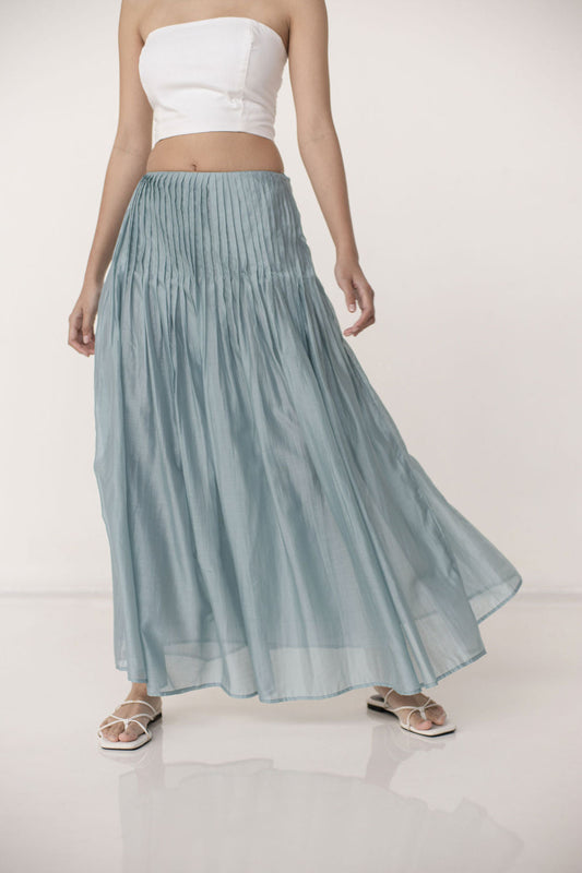Jenna Pleated A Line Skirt