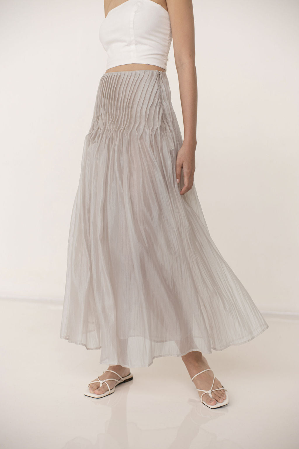 Jenna Pleated A Line Skirt