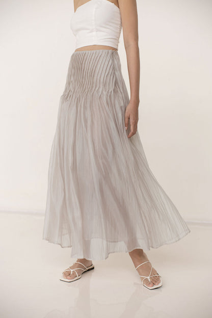 Jenna Pleated A Line Skirt