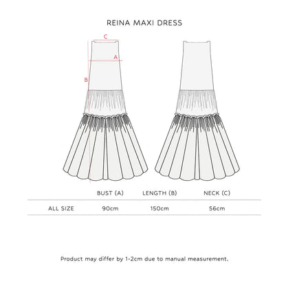 Reina Sheer Maxi Dress
